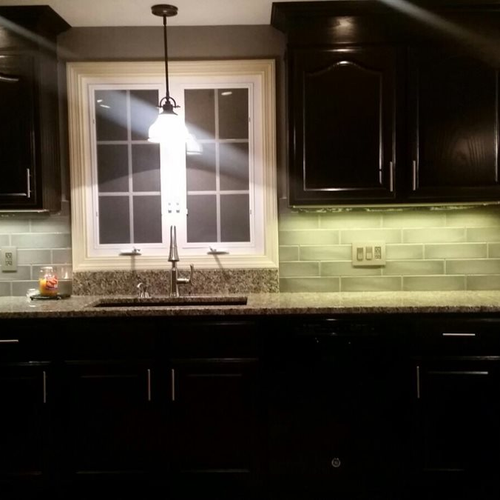 Tile installation from Flooring Source in the Auburn, MA area