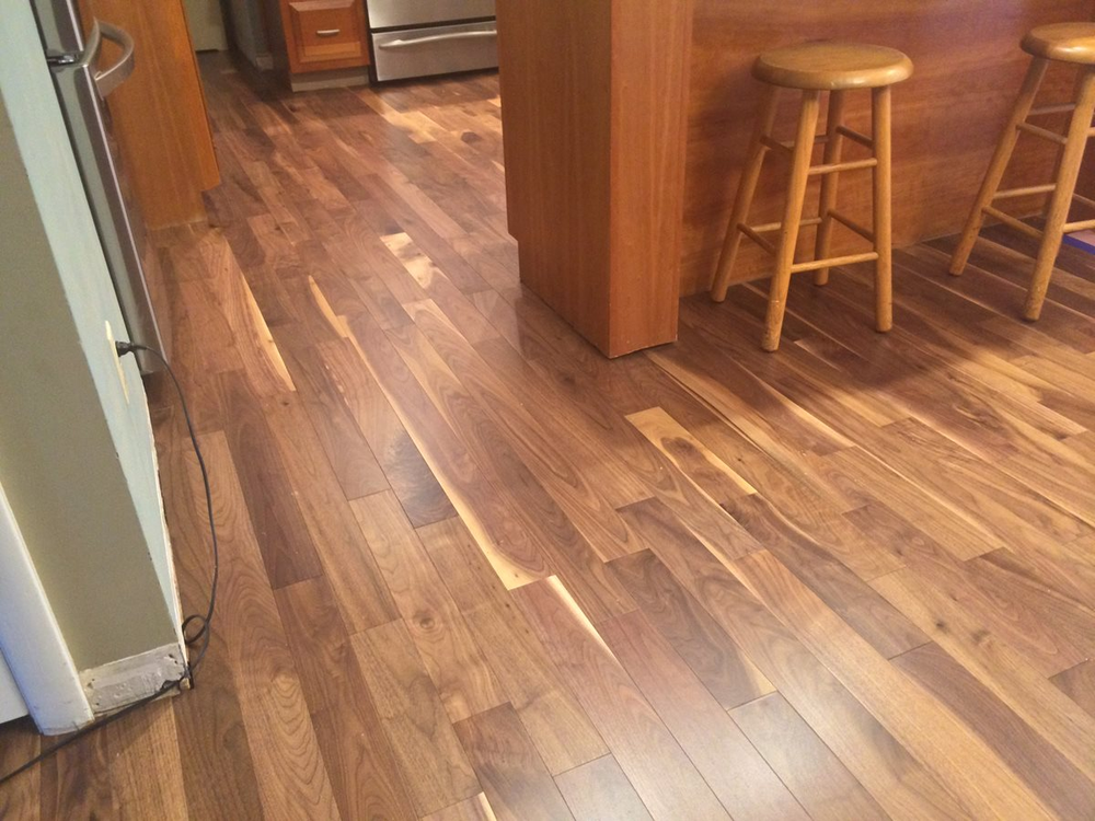 Hardwood flooring installation from Flooring Source in the Auburn, MA area