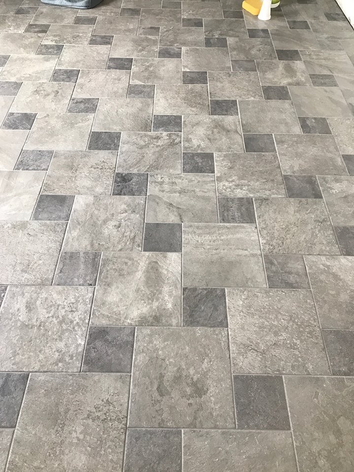 Tile installation from Flooring Source in the Auburn, MA area