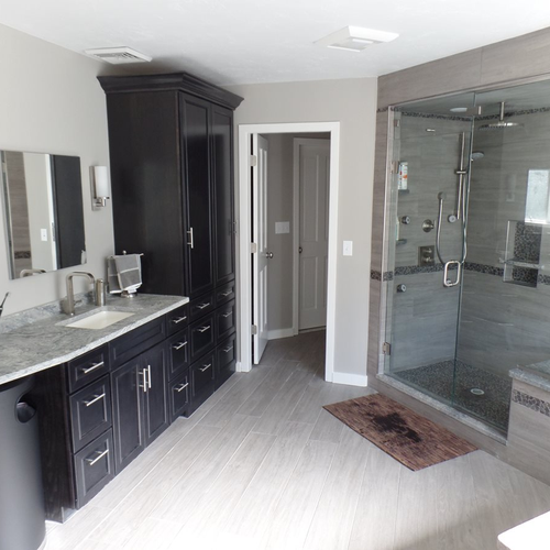 Tile installation from Flooring Source in the Auburn, MA area
