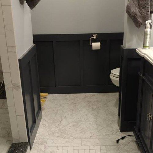 Tile installation from Flooring Source in the Auburn, MA area