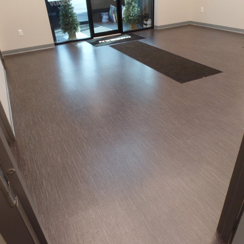 Luxury vinyl installation from Flooring Source in the Auburn, MA area