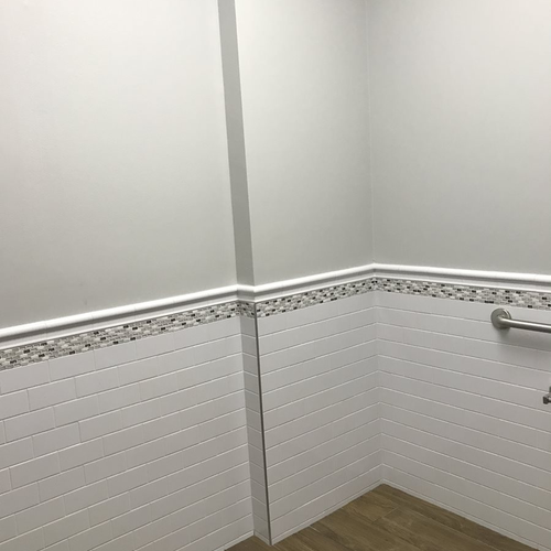 Tile installation from Flooring Source in the Auburn, MA area