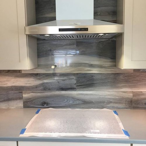 Tile installation from Flooring Source in the Auburn, MA area