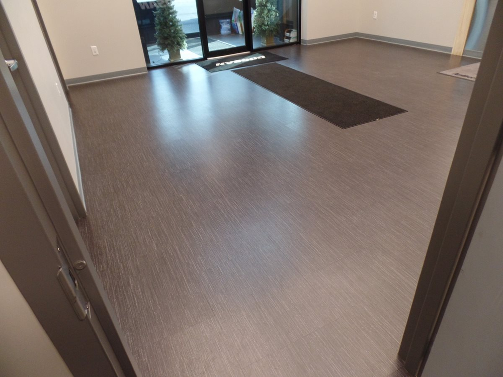 Luxury vinyl installation from Flooring Source in the Auburn, MA area