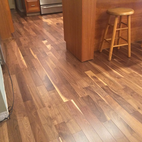 Hardwood flooring installation from Flooring Source in the Auburn, MA area
