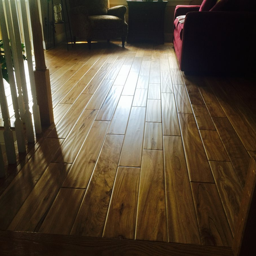 Hardwood flooring installation from Flooring Source in the Auburn, MA area