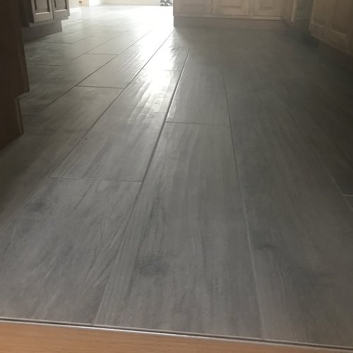 Tile installation from Flooring Source in the Auburn, MA area