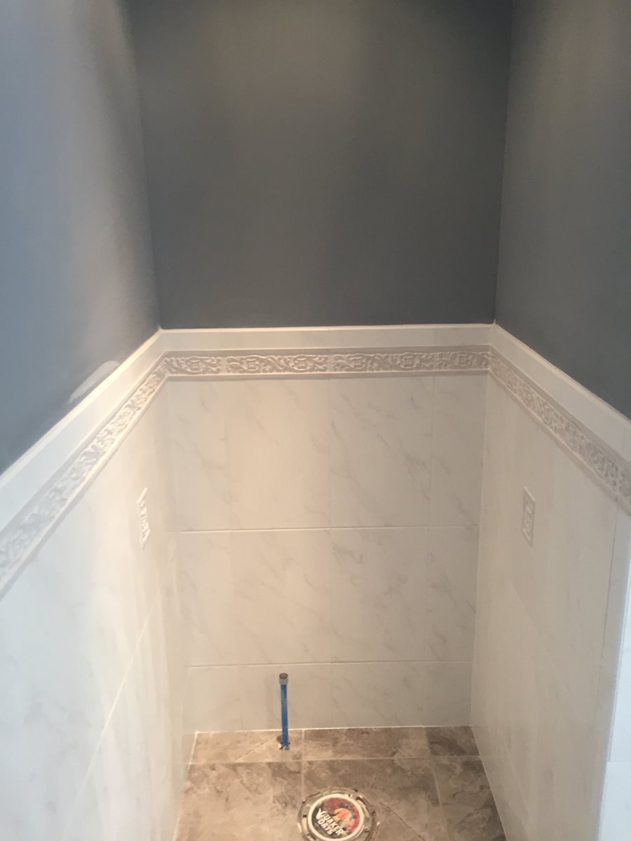 Tile installation from Flooring Source in the Auburn, MA area