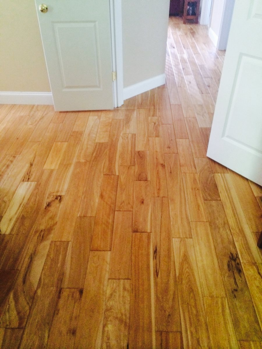 Hardwood flooring installation from Flooring Source in the Auburn, MA area