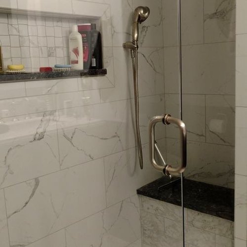 Tile installation from Flooring Source in the Auburn, MA area
