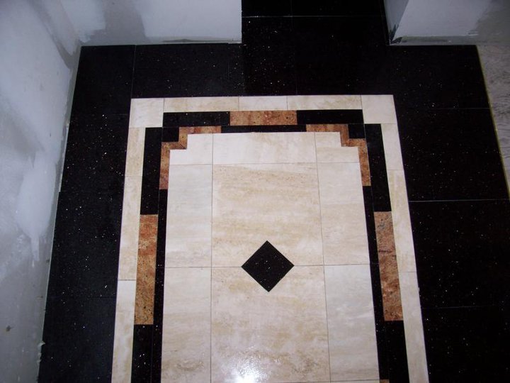 Tile installation from Flooring Source in the Auburn, MA area