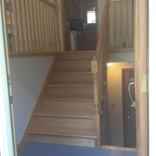 Hardwood flooring installation from Flooring Source in the Auburn, MA area