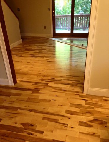 Hardwood flooring installation from Flooring Source in the Auburn, MA area