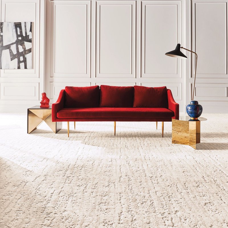 Bright bedroom with beige carpet from Flooring Source in the Auburn, MA area
