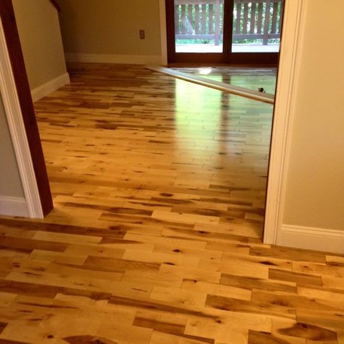 Hardwood flooring installation from Flooring Source in the Auburn, MA area