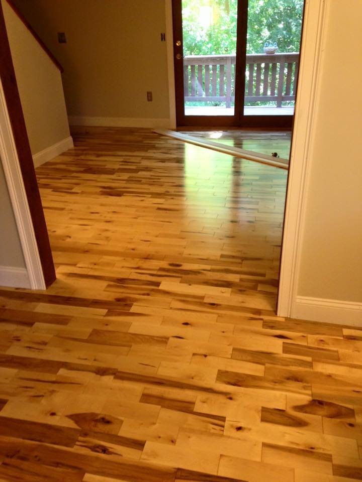 Hardwood flooring installation from Flooring Source in the Auburn, MA area