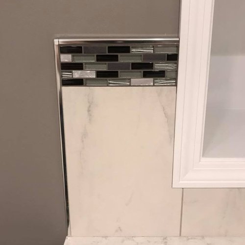 Tile installation from Flooring Source in the Auburn, MA area