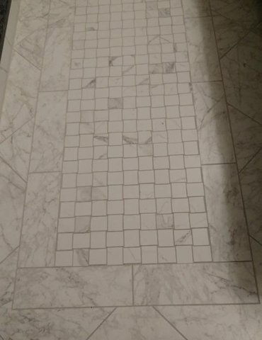 Tile installation from Flooring Source in the Auburn, MA area